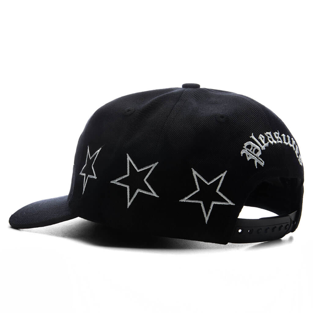 Pleasures x Zero Stars Snapback - Black - Image 3