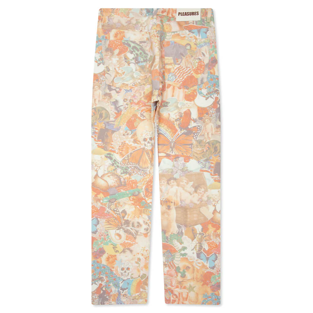 Stickers Straight Leg Jeans - Multi - Image 2