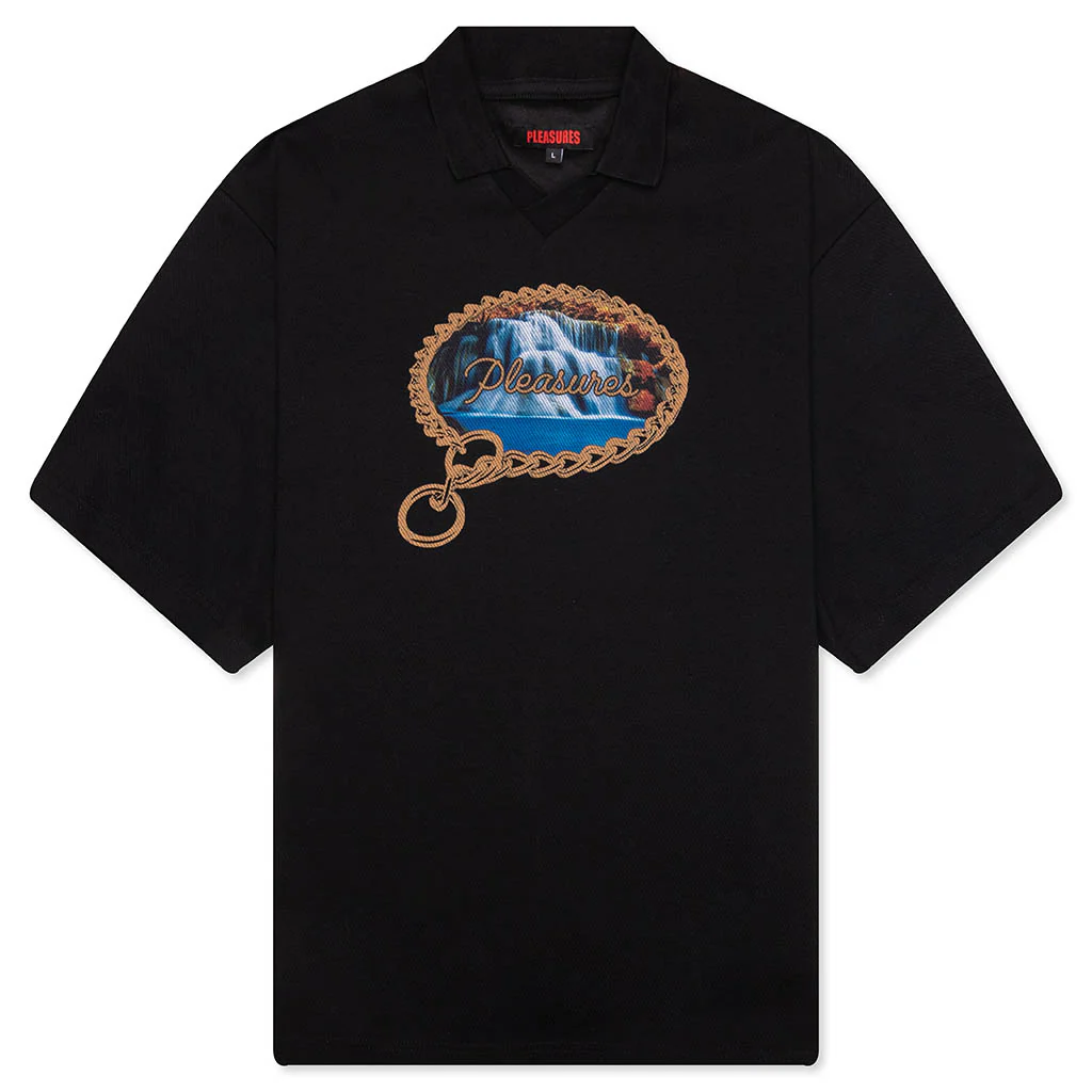 Submission Boxy Polo - Black