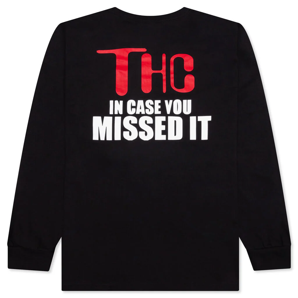 THC L/S Tee - Black - Image 2
