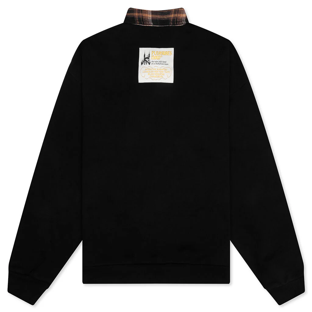 Town Polo Sweatshirt - Black - Image 2