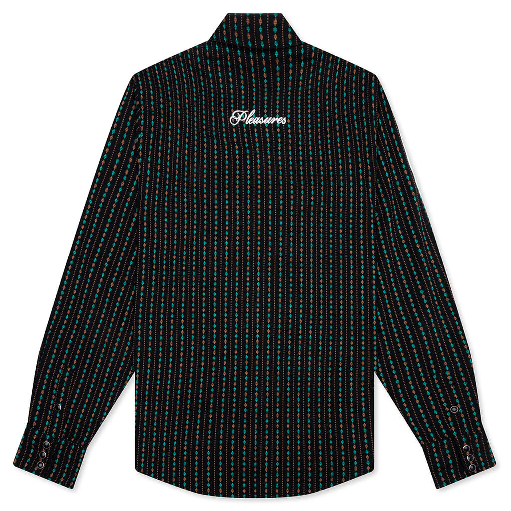 Tribute Western Button Up - Black - Image 2