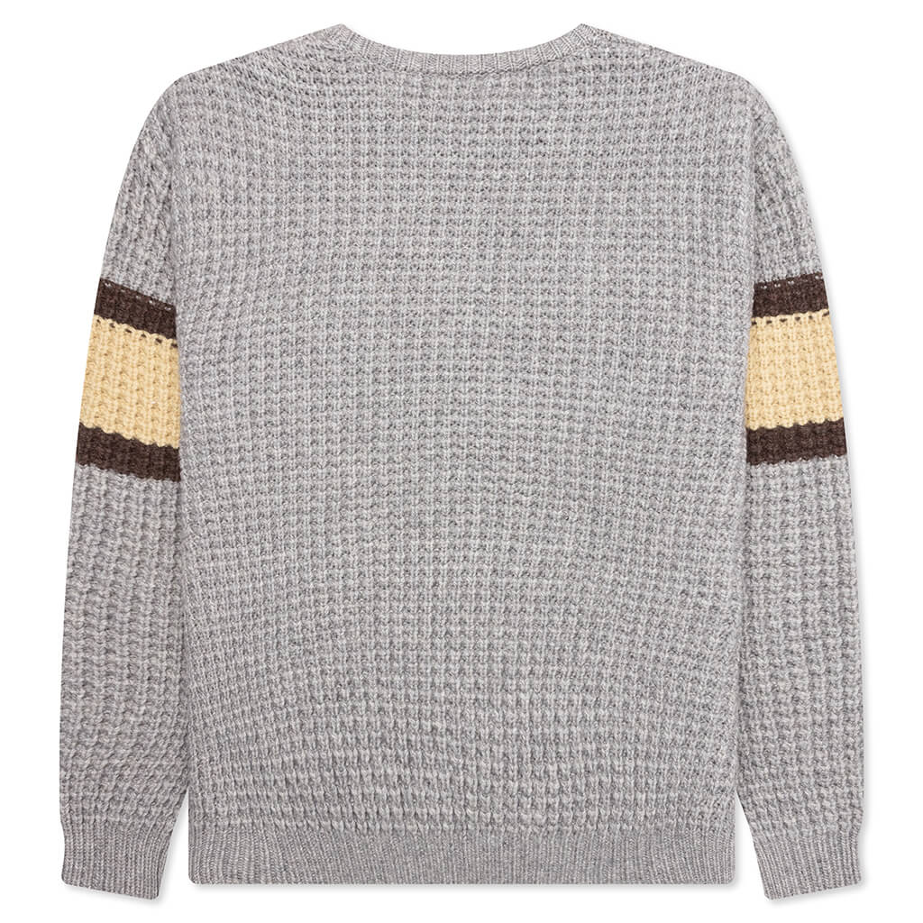 Twitch Chunky Knit Sweater - Heather Grey - Image 2