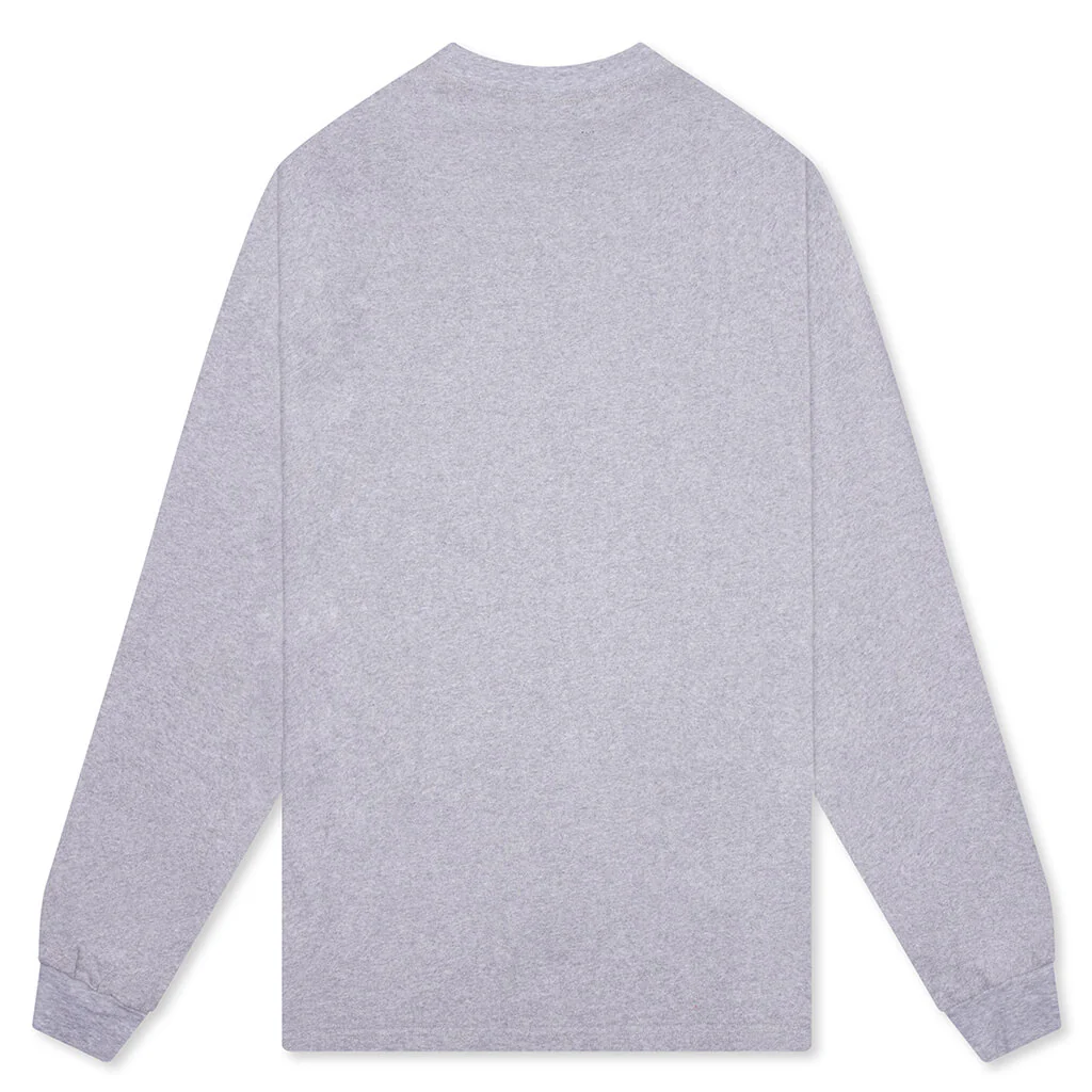 Twitch L/S T-Shirt - Heather Grey - Image 2
