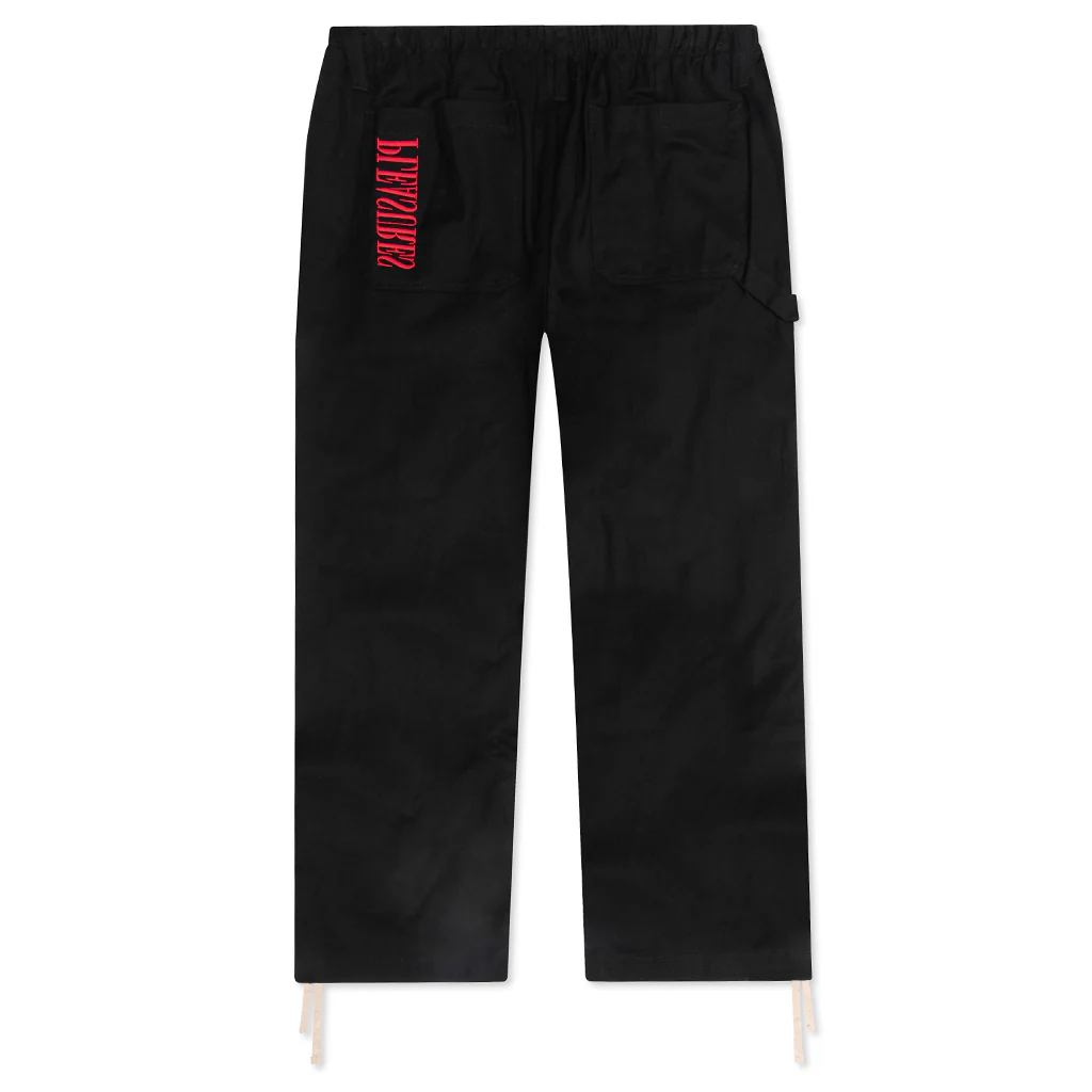 Wander Wide Leg Pants - Black - Image 2