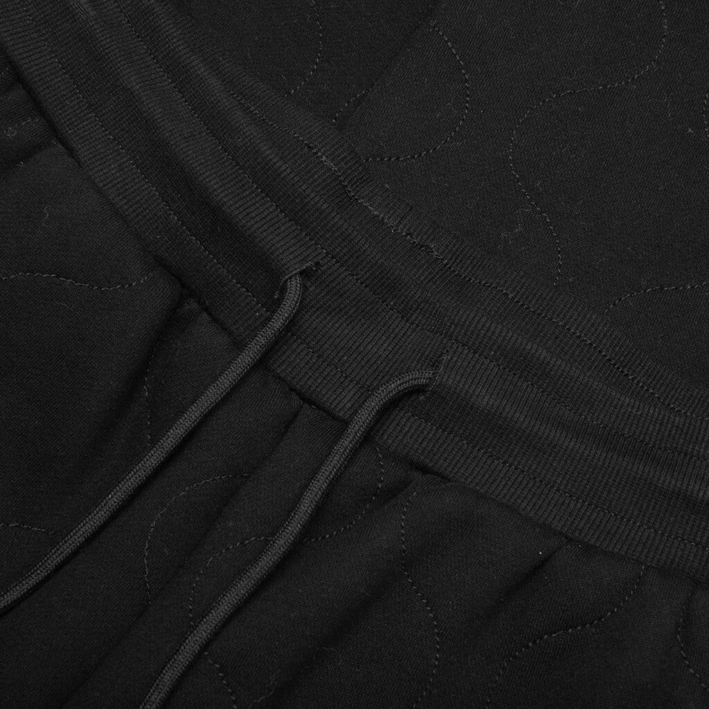 Wave Quilted Easy Pants - Black - Image 3