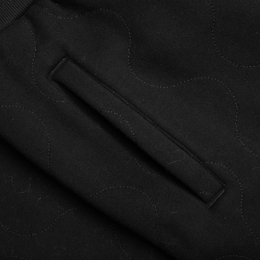 Wave Quilted Easy Pants - Black - Image 5