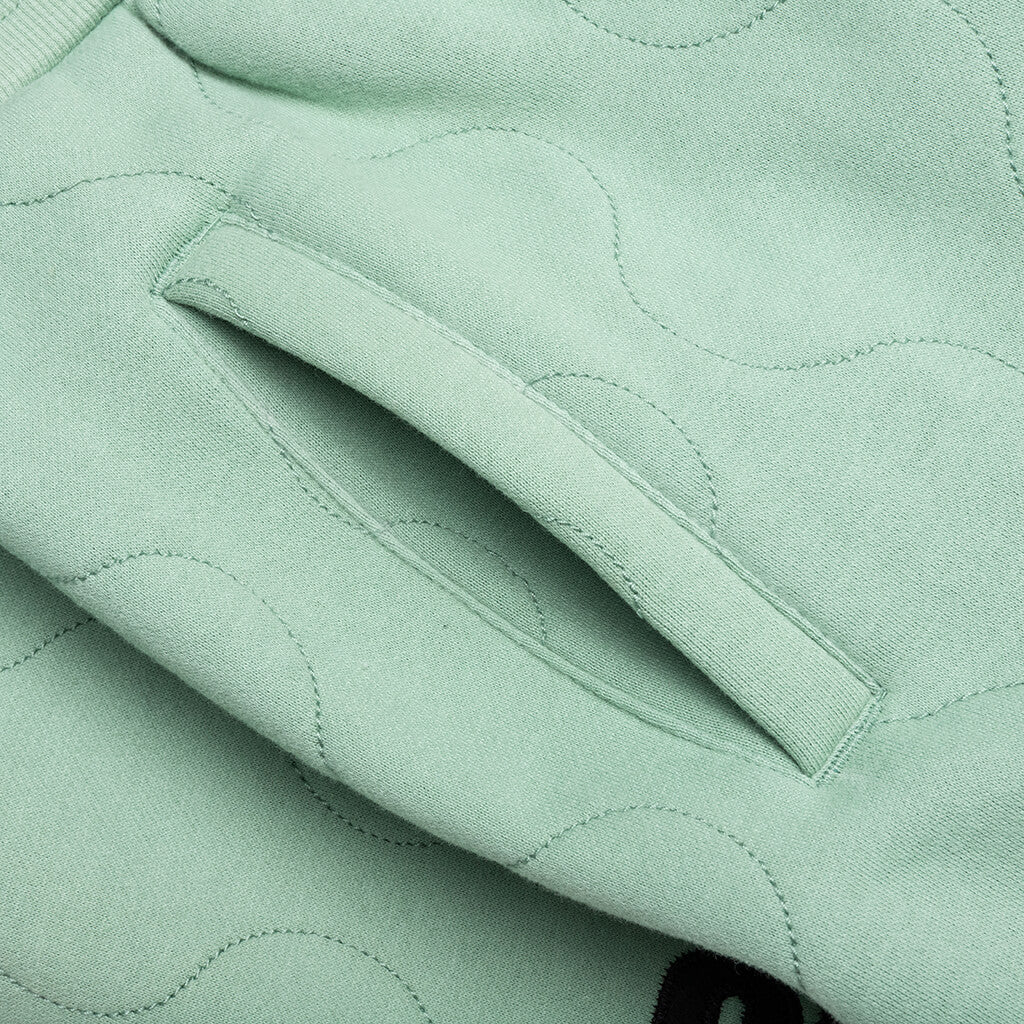 Wave Quilted Easy Pants - Matcha - Image 5