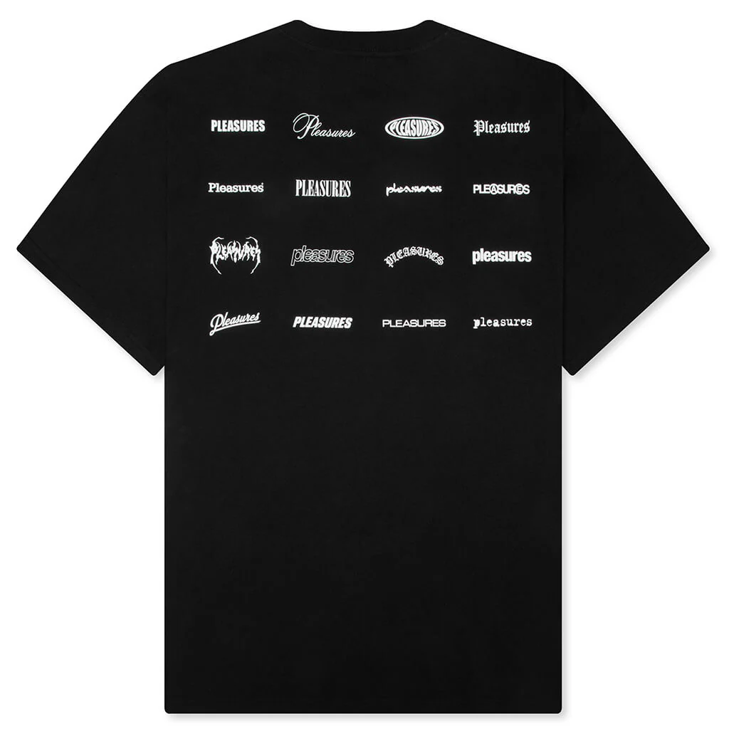 Wordmark T-Shirt - Black - Image 2