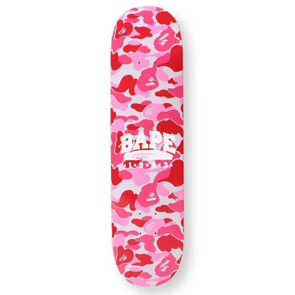 ABC Camo Skateboard - Pink