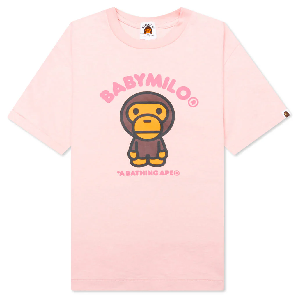 Kid's Baby Milo Tee - Pink