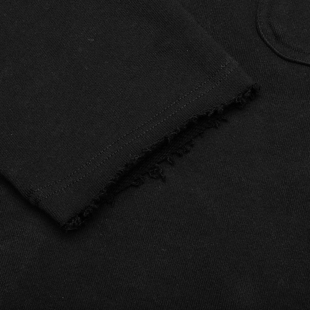 Pocket Pullover Crewneck - Black - Image 5