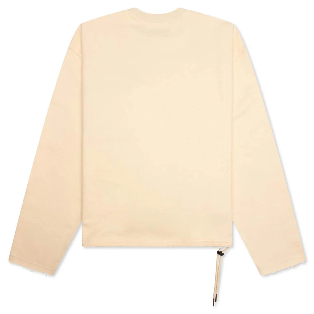 Pocket Pullover Crewneck - Bone - Image 2