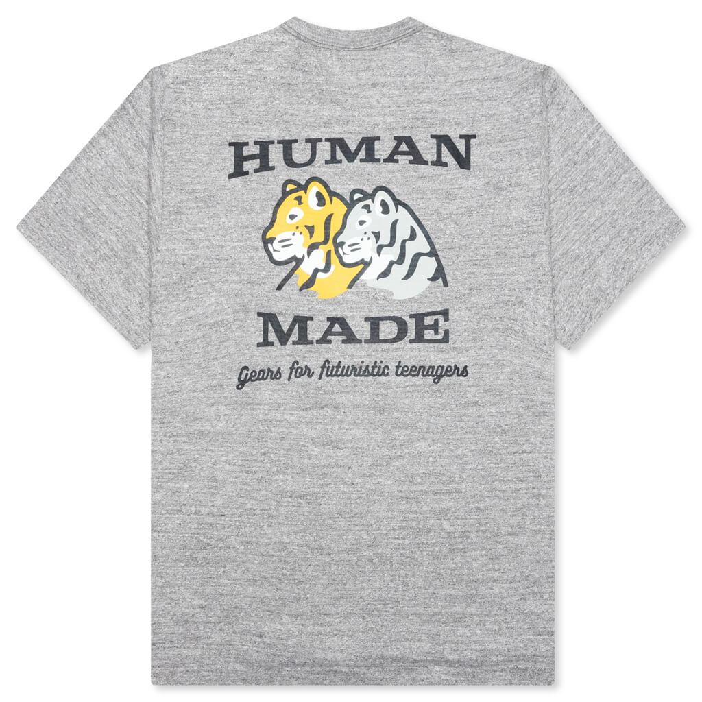 Pocket T-Shirt #2 - Grey - Image 2
