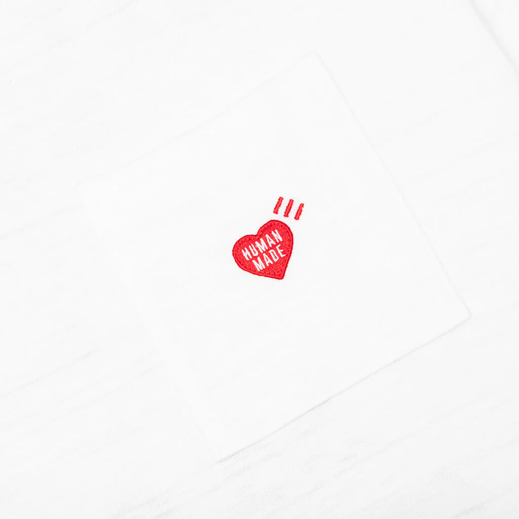 Pocket T-Shirt #2 - White - Image 4
