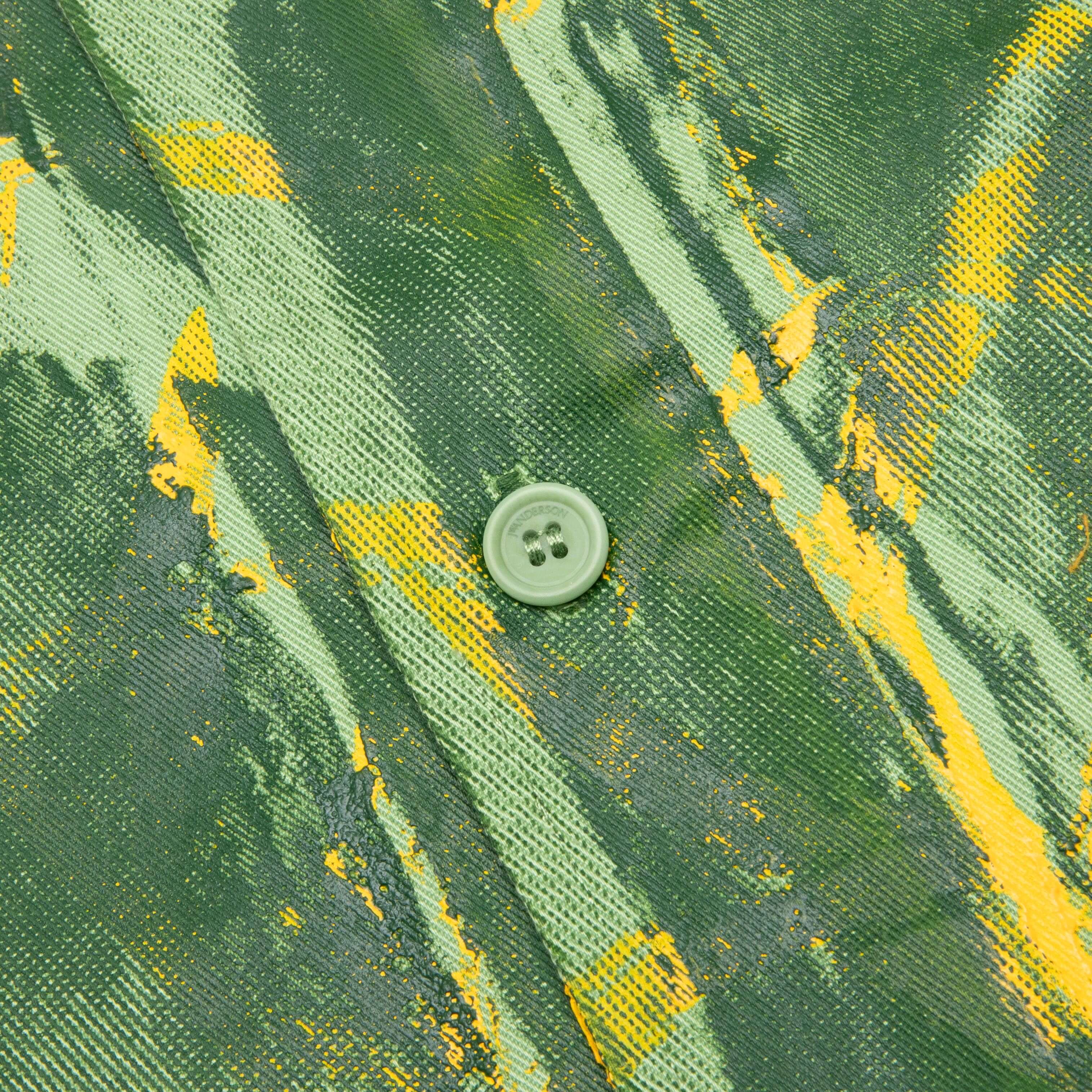 Pol Anglada Print Short Sleeve Shirt - Green - Image 4
