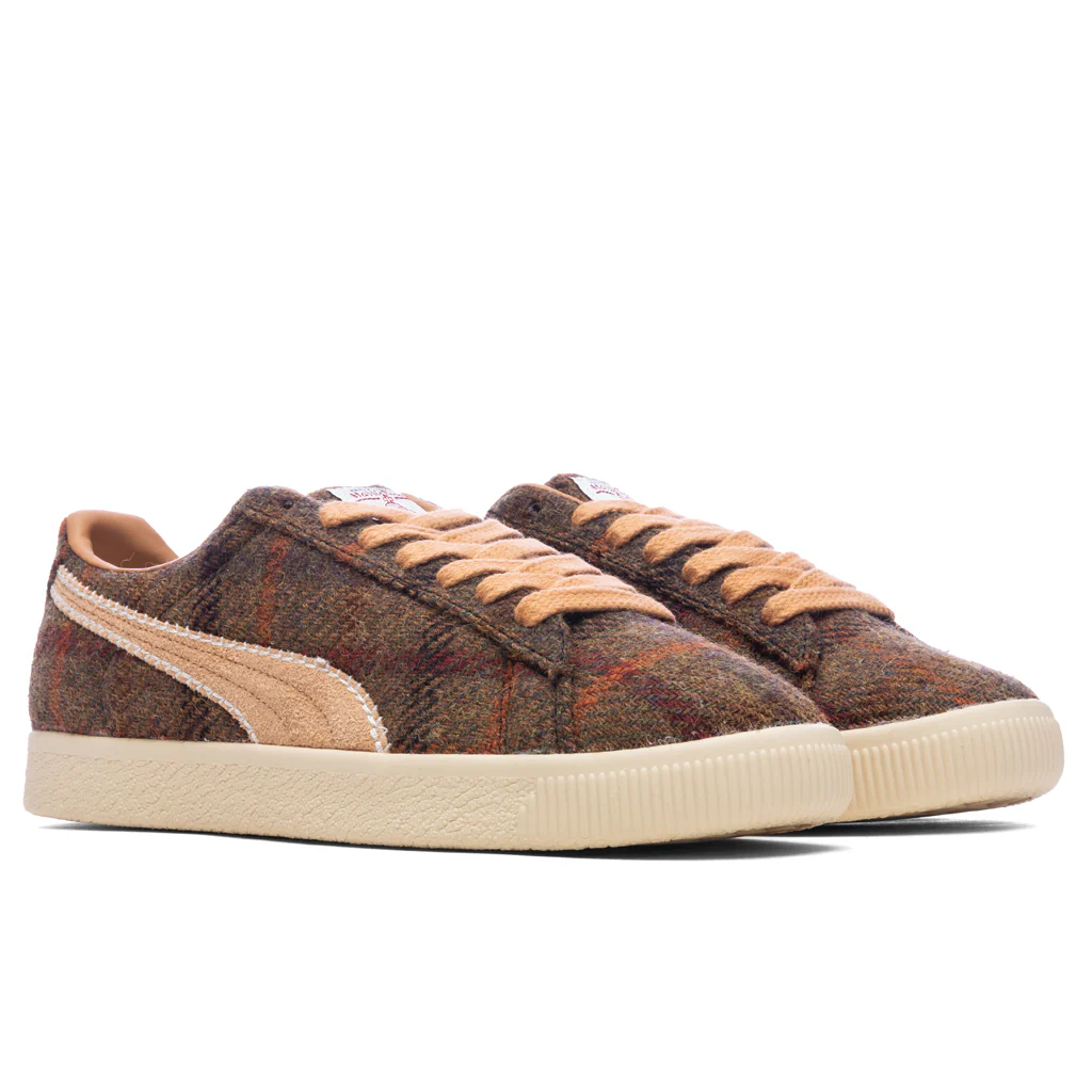 Clyde Harris Tweed - Khaki - Image 2