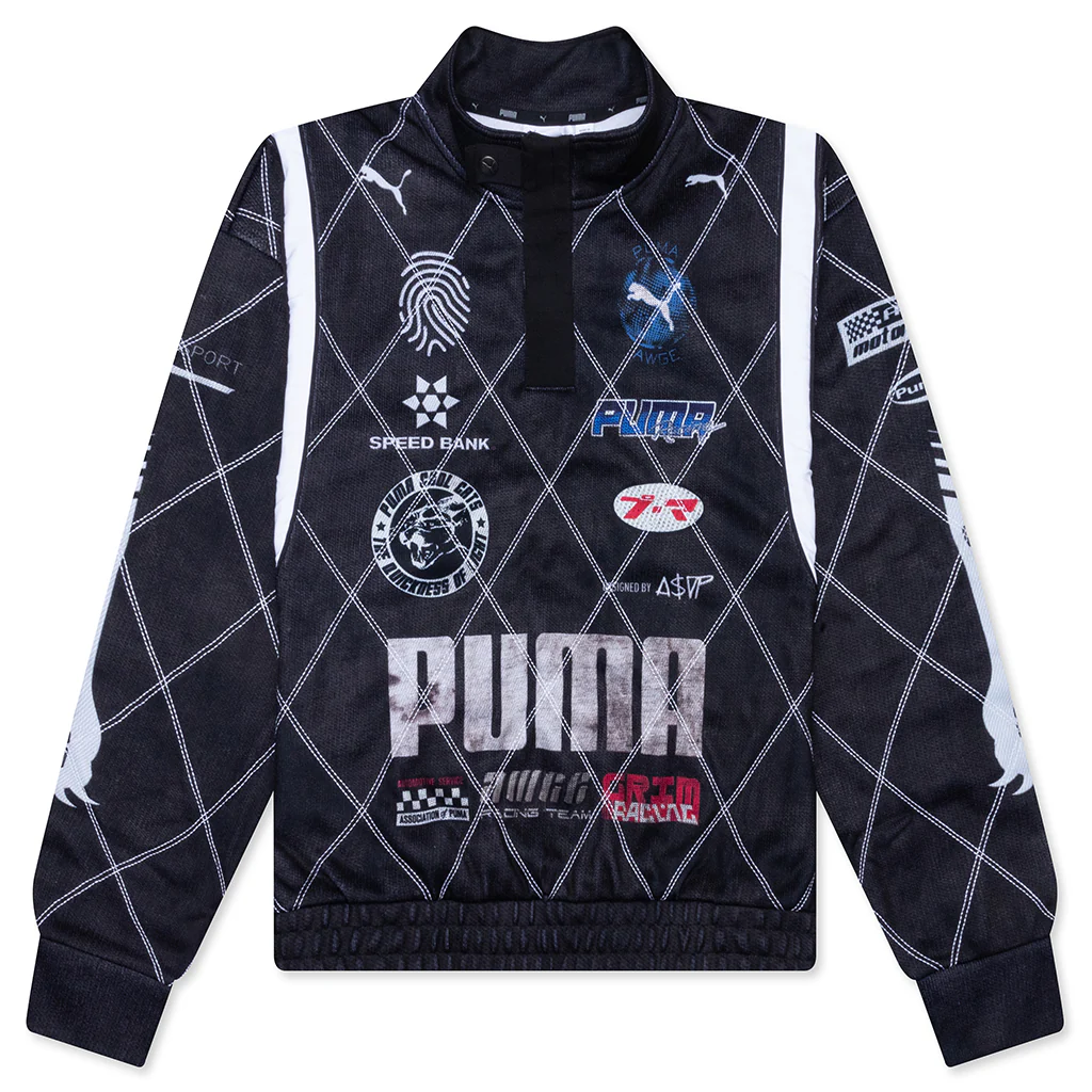 Puma x A$AP Rocky Distressed Sweat Shirt - Black