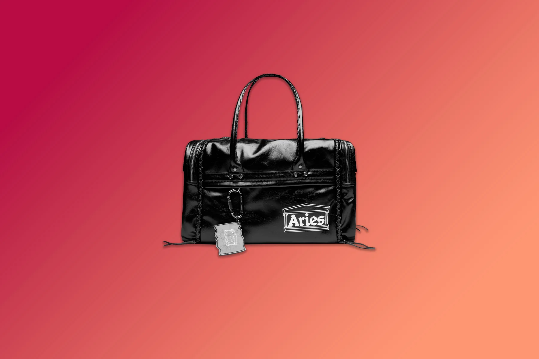 Puma x Aries Duffle Bag - Black - Image 8