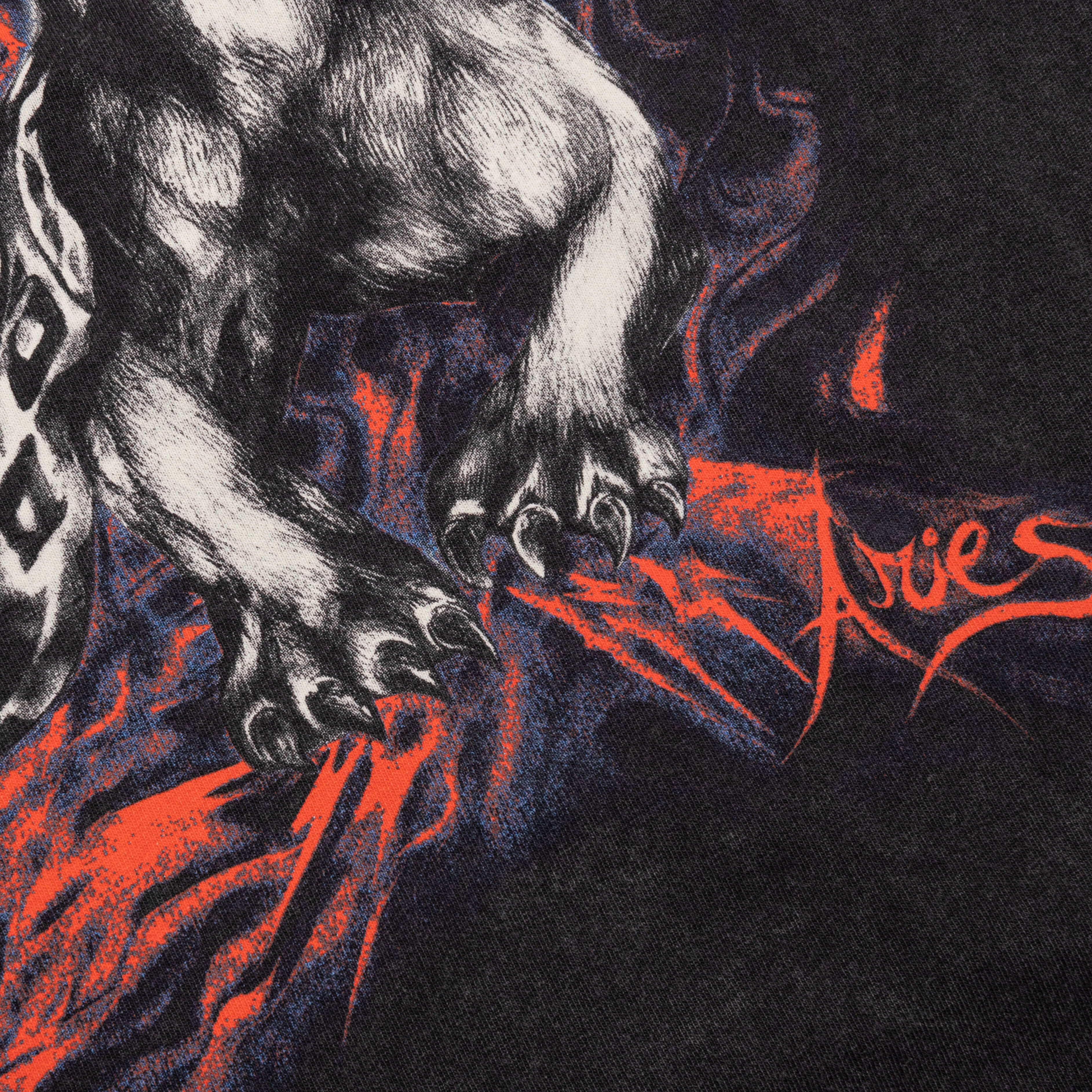 Puma x Aries Graphic Tee - Black - Image 5