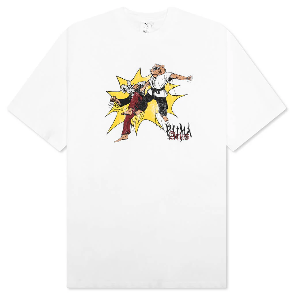 Puma x Aries Graphic Tee - White