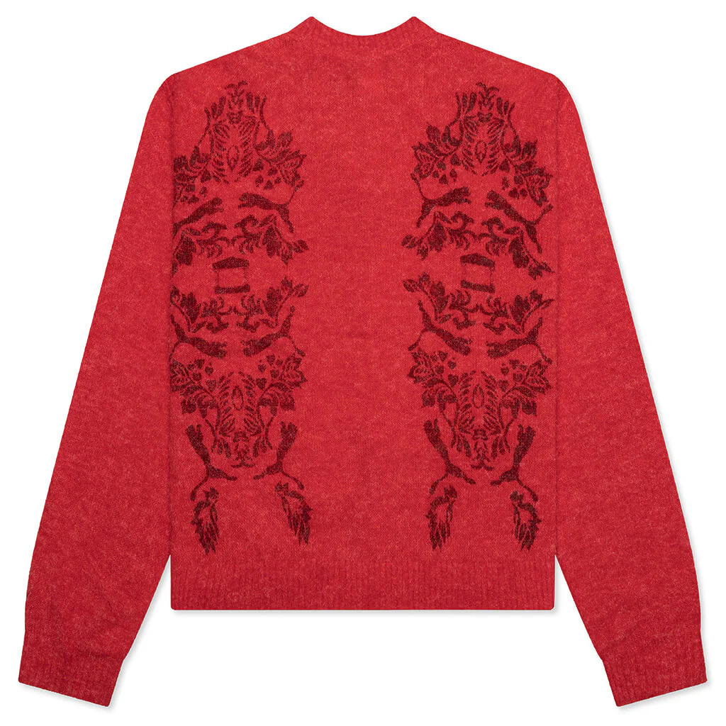 Puma x Aries Knitted Cardigan - Red - Image 2