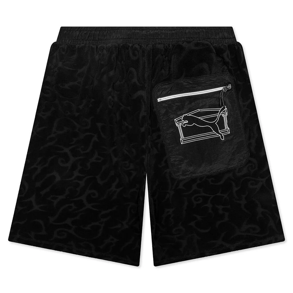 Puma x Aries Toweling Shorts - Black - Image 2