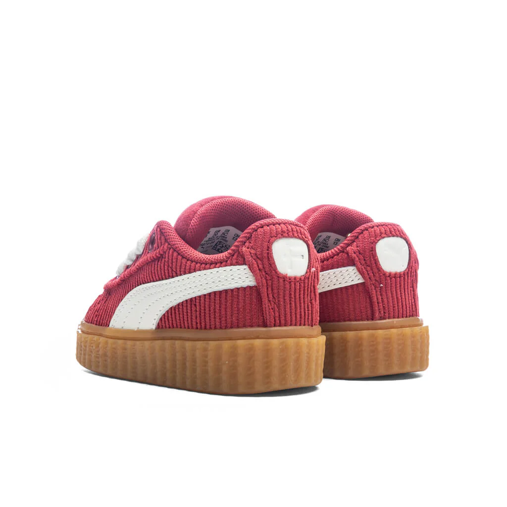 Puma x Fenty Creeper Phatty Corduroy (TD) - Club Red/Warm White/Gum - Image 3