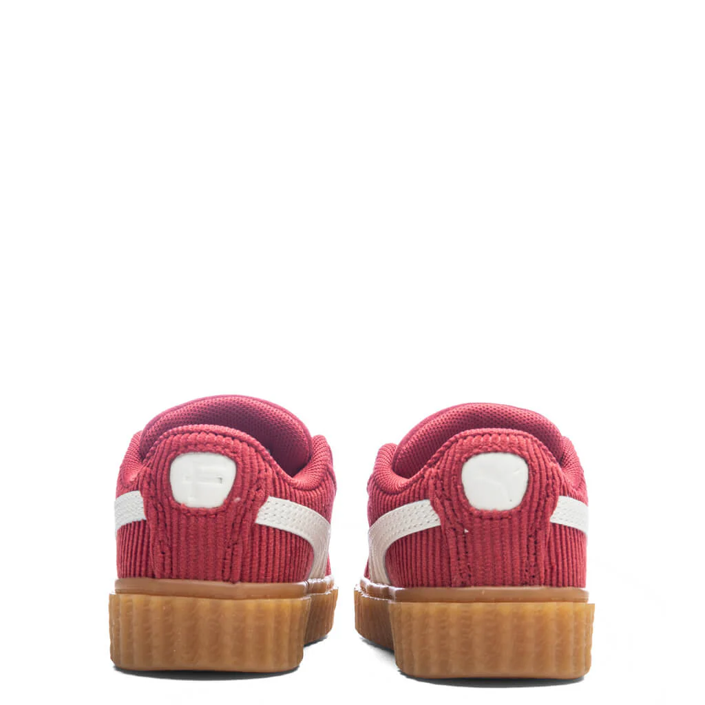 Puma x Fenty Creeper Phatty Corduroy (TD) - Club Red/Warm White/Gum - Image 4