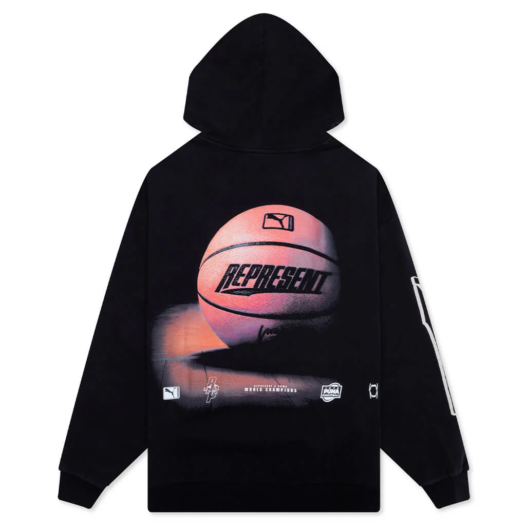 PUMA x Represent Oversized Hoodie - Puma Black - Image 2