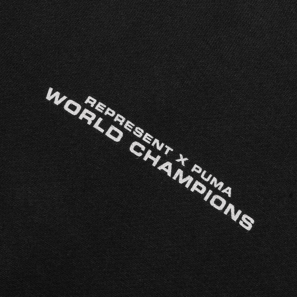 PUMA x Represent Oversized Hoodie - Puma Black - Image 3