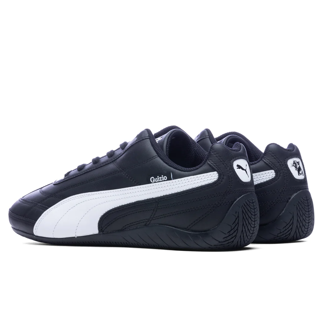 Puma x Danielle Guizio Leather Speedcat - Black/White - Image 3