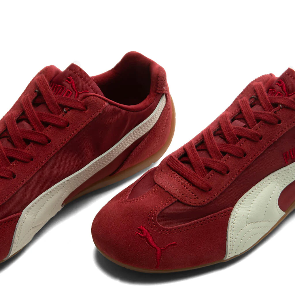 Speedcat Nylon - Dark Crimson/Puma White - Image 3