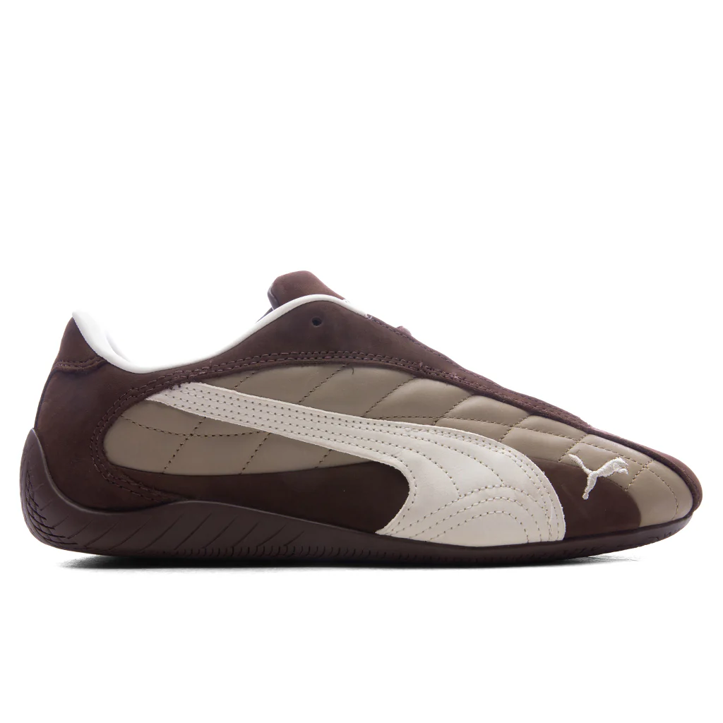Speedcat Plus Quilted - Espresso Brown/Warm White