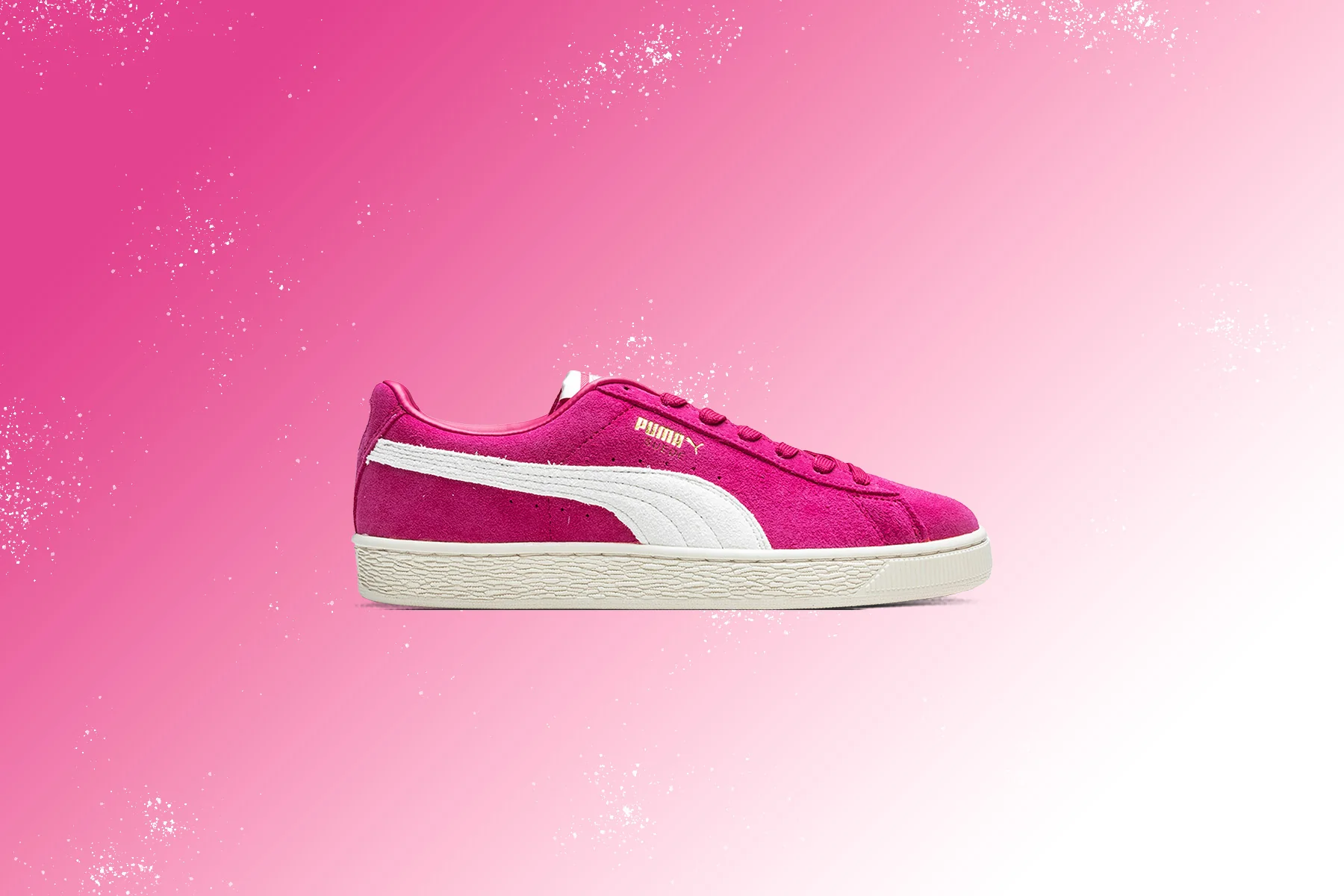 Puma x Charles F. Stead Suede - Pink Alert/White - Image 5