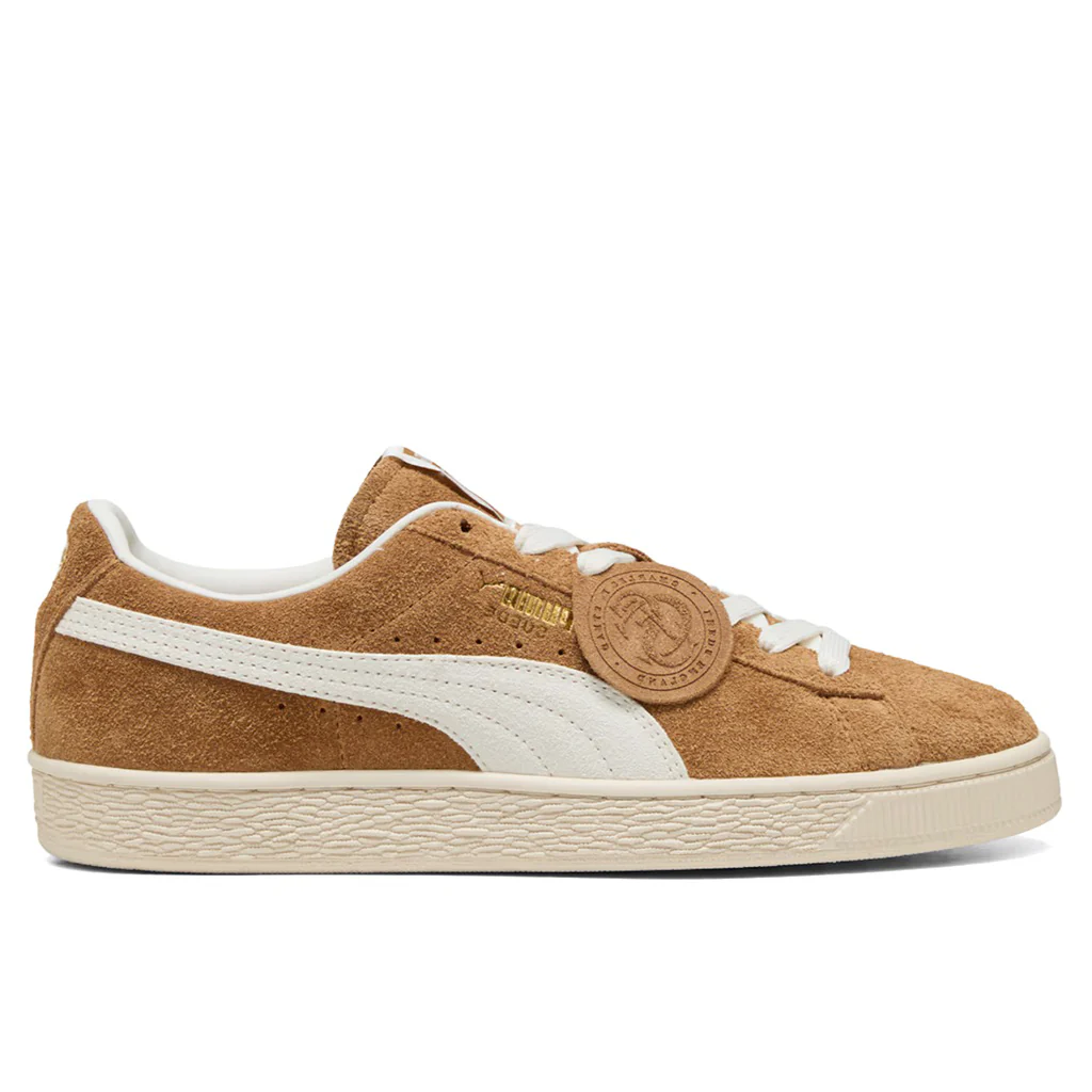 Suede Charles F. Stead V - Honey Butter/White