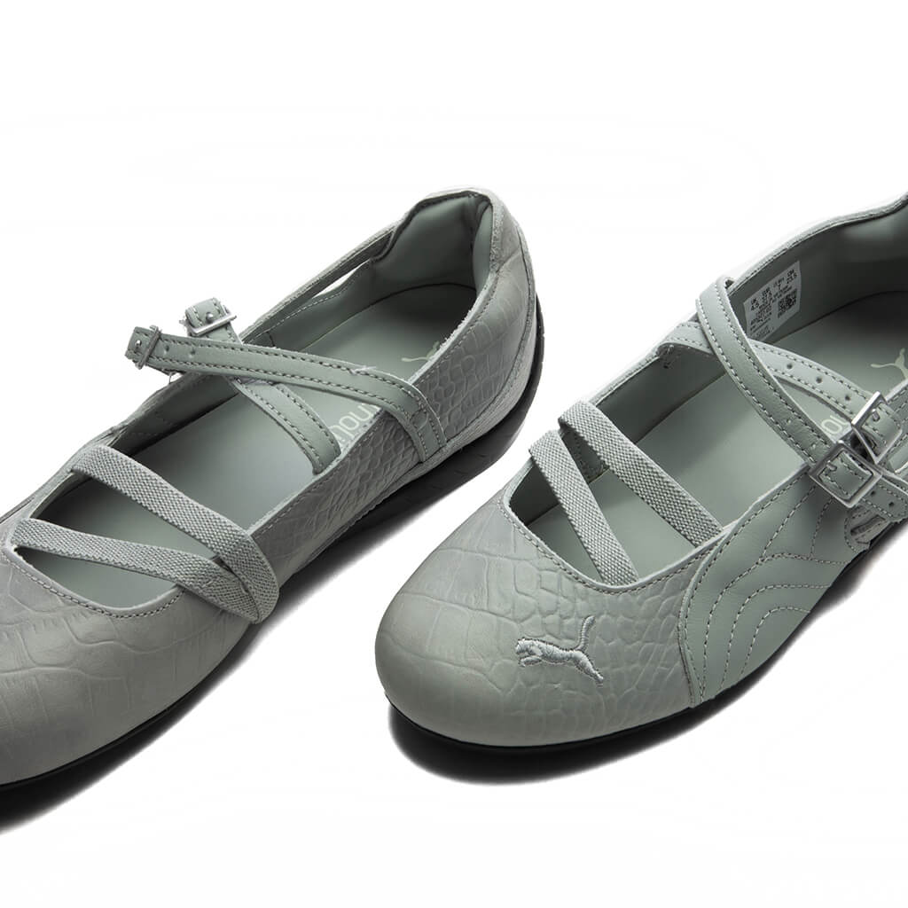 Women's Speedcat Ballet Croc - PUMA White/Vapor Gray - Image 3
