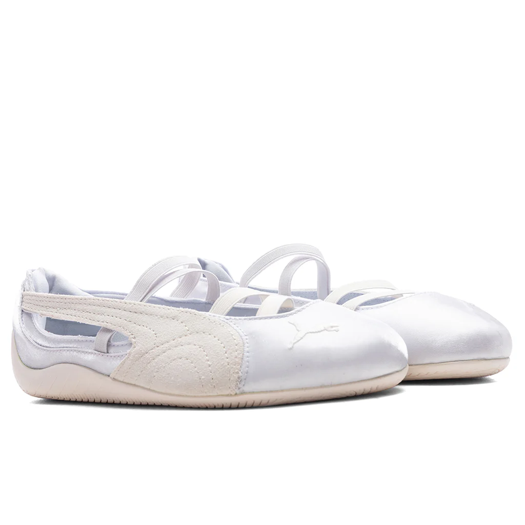 Women's Speedcat Ballet Satin - Silver Mist/Warm White - Image 2