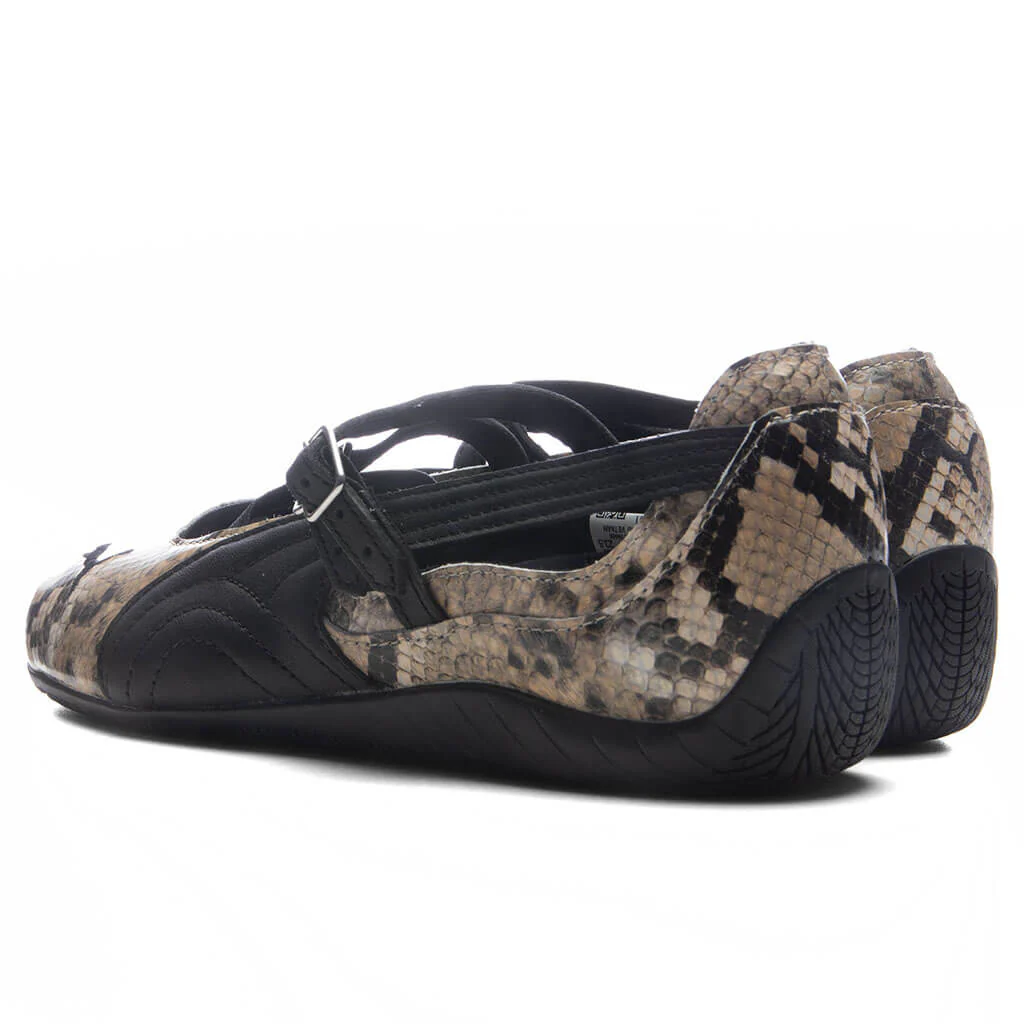 Women's Speedcat Ballet Snake - Puma Black/Vapor Gray - Image 3