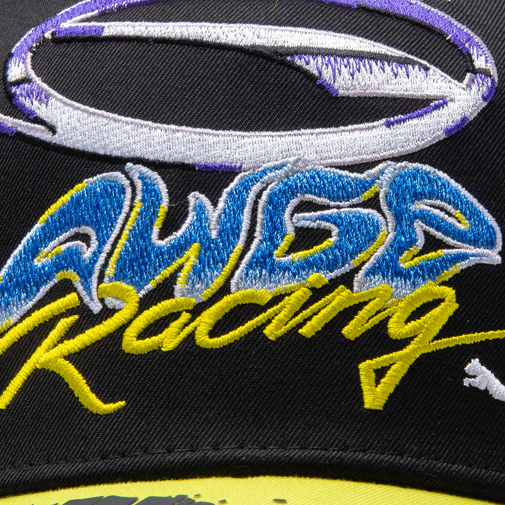 Puma x A$AP Rocky AWGE Racing Cap - Black/Lime Sheen - Image 2