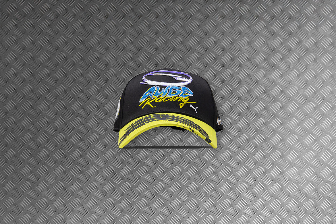 Puma x A$AP Rocky AWGE Racing Cap - Black/Lime Sheen - Image 5