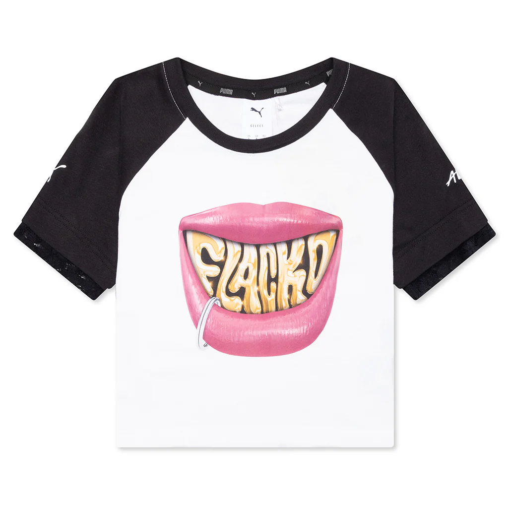 Puma x A$AP Rocky Flacko Smile Women's Baby Tee - White