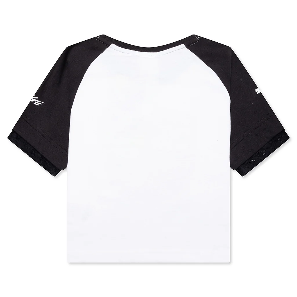 Puma x A$AP Rocky Flacko Smile Women's Baby Tee - White - Image 2