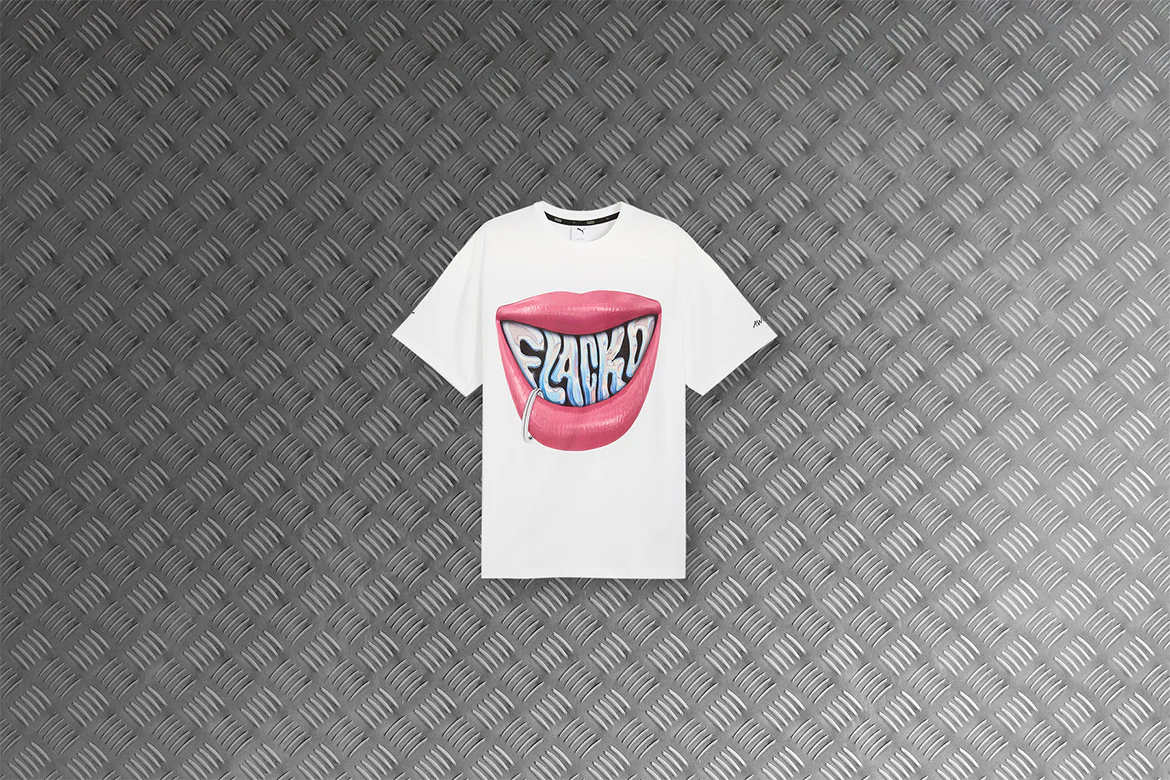 Puma x A$AP Rocky Flacko Smile Tee - White - Image 2