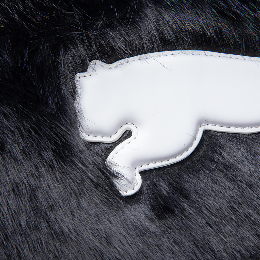 Puma x A$AP Rocky Fur Bag - Black/White - Image 4
