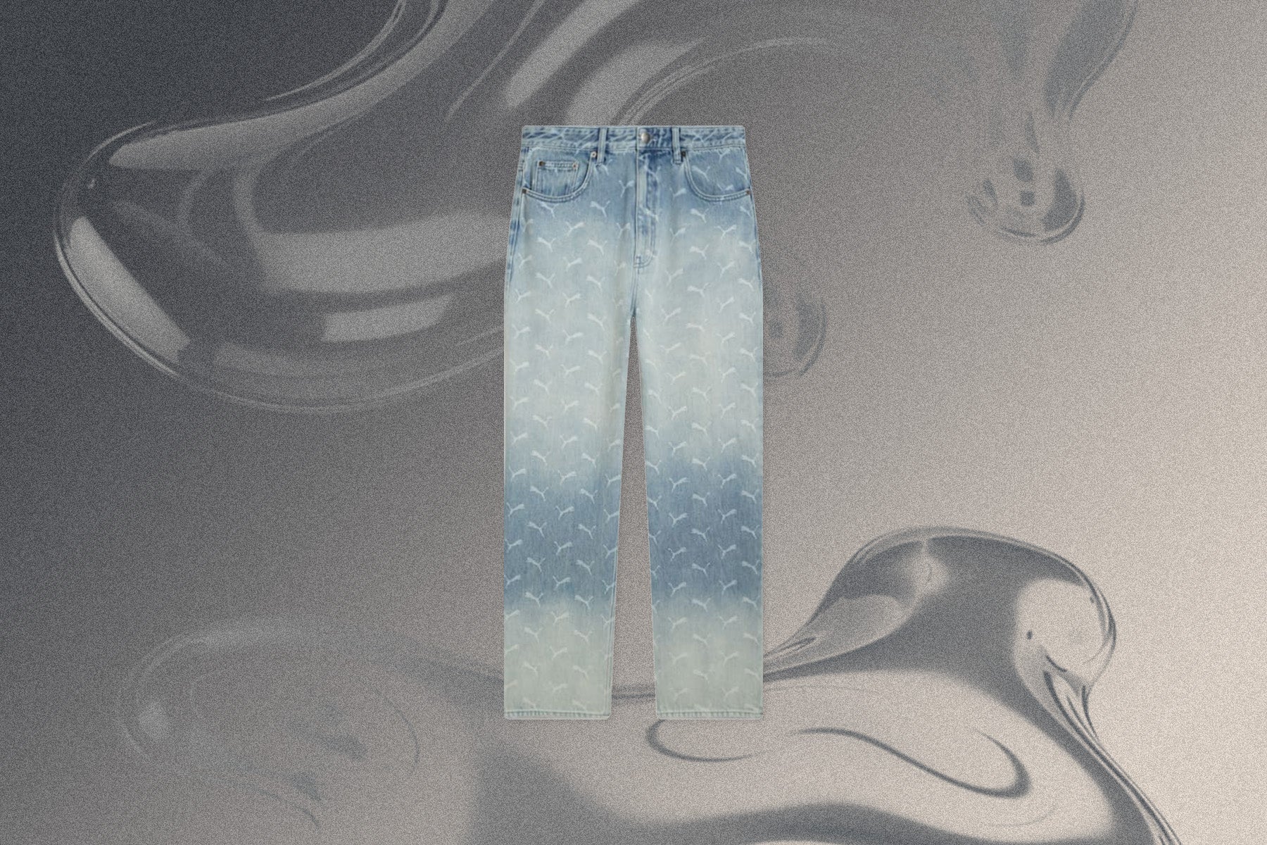 Puma x A$AP Rocky Laser Monogram Denim - Faded Denim - Image 5