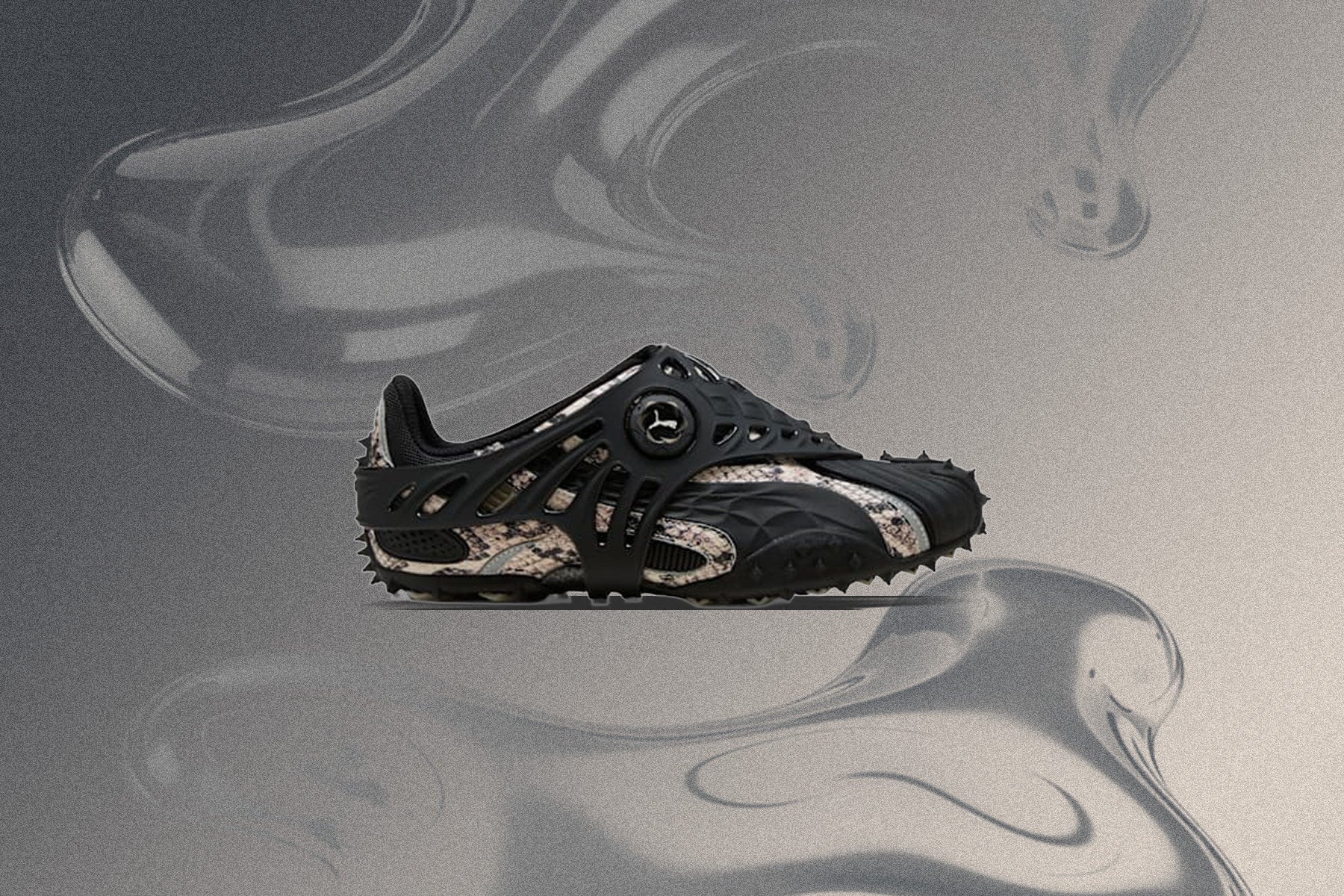 Puma x A$AP Rocky Mostro Gabbia Snake - Totally Taupe/Black - Image 5