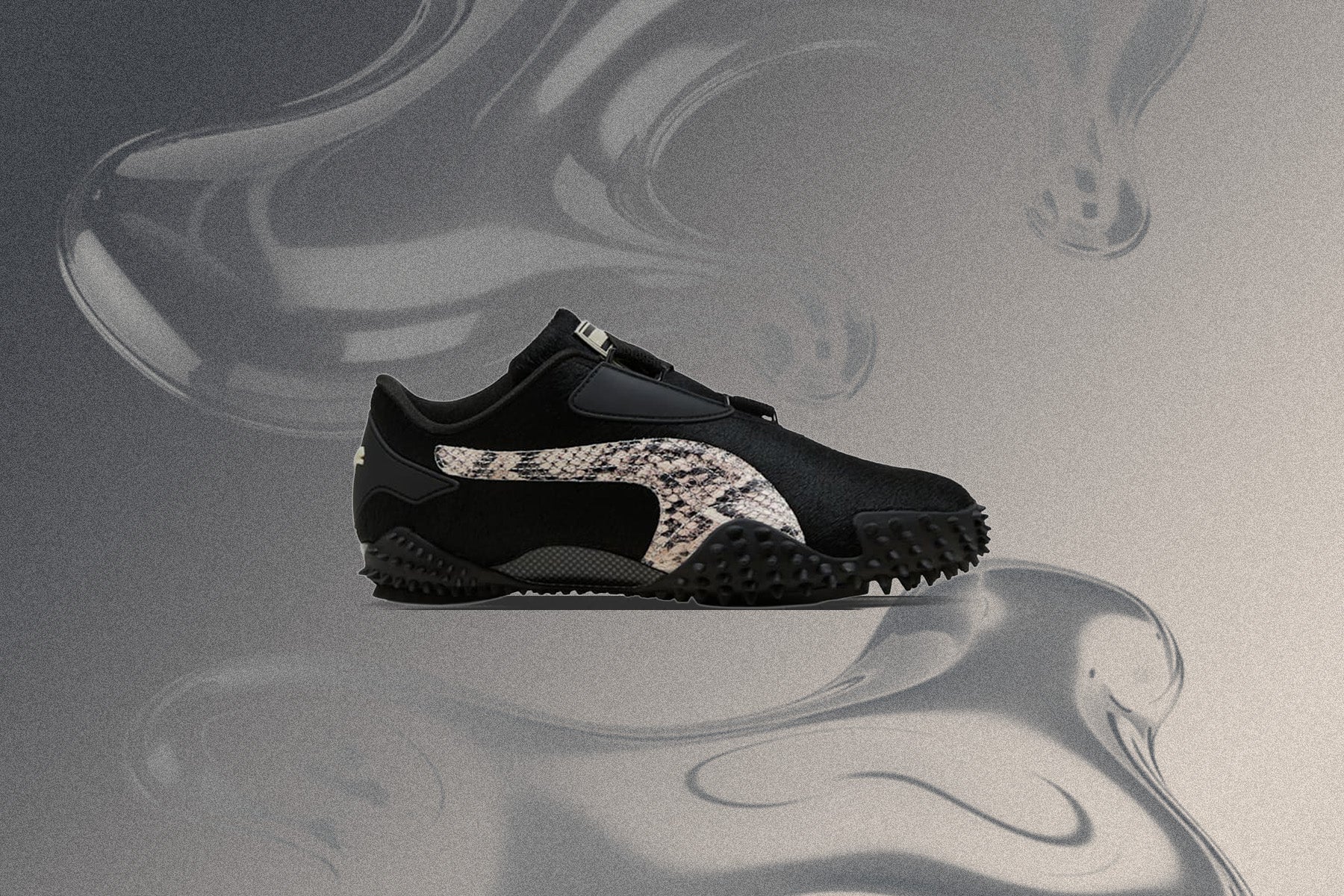 Puma x A$AP Rocky Mostro OG Pony Hair - Black/Desert Dust - Image 5