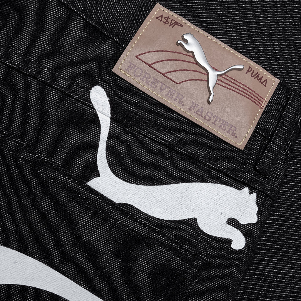 Puma x A$AP Rocky Printed Denim - Black/Denim - Image 4