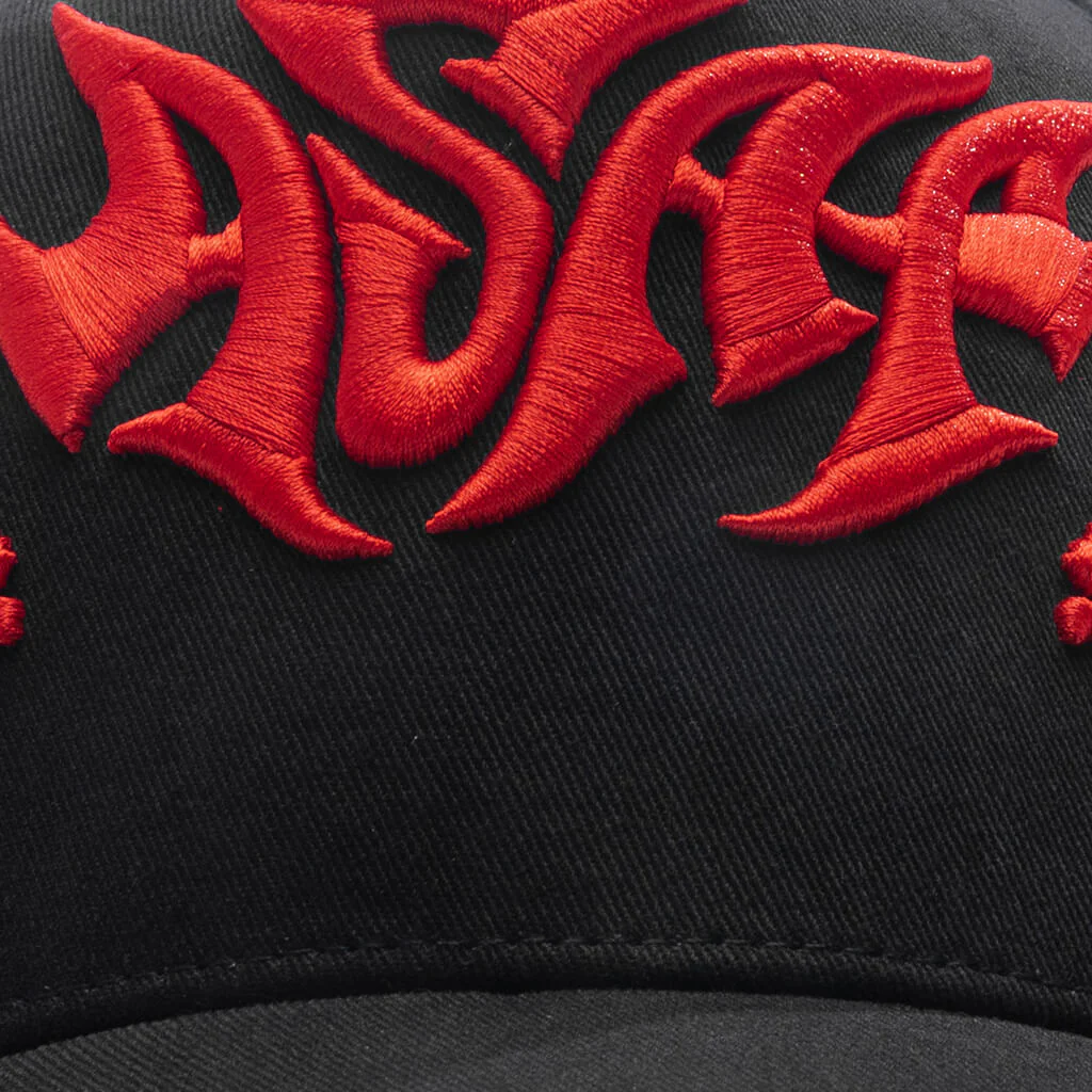 Puma x A$AP Rocky Seatbelt Cap - Black/Fierce Red - Image 2